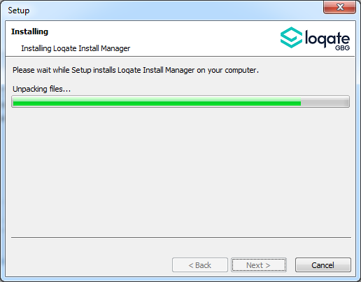 Installation Manager install process | Loqate